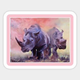 Rhino Sticker